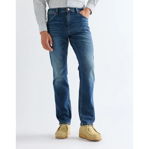 Wrangler Greensboro Straight Toughlite Low Stretch Jean Stormforge Blue Size 46 x34