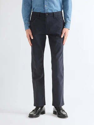 Wrangler Greensboro Straight Trousers Dark Navy Size 44 x34