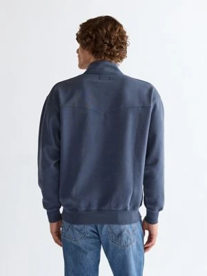 Wrangler Half Zip Sweatshirt Navy Size