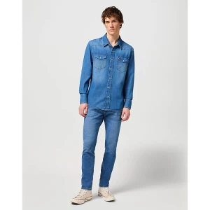 Wrangler Indigood Icons 27MW Western Shirt Icon Mid Stone Size