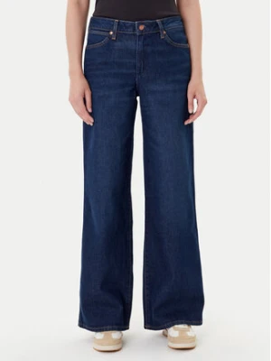 Wrangler Jeansy World Wide 112372996 Granatowy Wide Leg