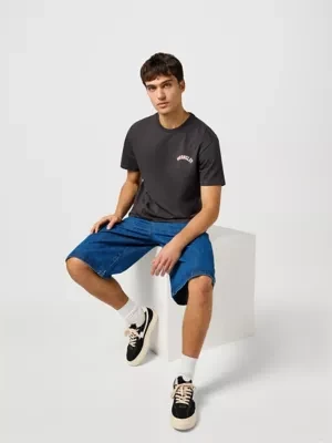 Wrangler Jort Shorts Dark Stone Size