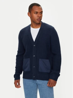 Wrangler Kardigan 112357288 Granatowy Relaxed Fit
