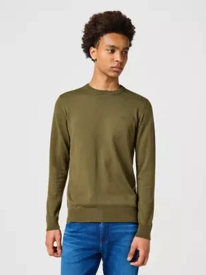 Wrangler Knit Sweater Ivy Green Size