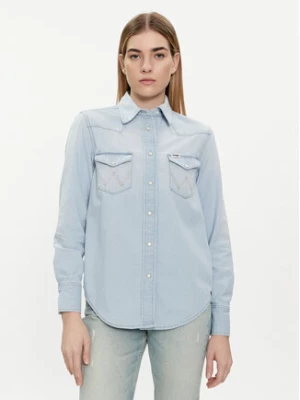Wrangler Koszula jeansowa 112351961 Niebieski Regular Fit