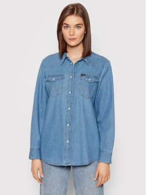 Wrangler Koszula jeansowa W5S9LWX8E 112141454 Niebieski Regular Fit