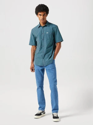Wrangler Koszula - Regular fit - w kolorze turkusowym rozmiar: L