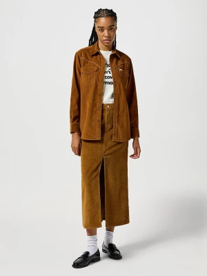 Wrangler Koszula w kolorze jasnobrązowym rozmiar: M