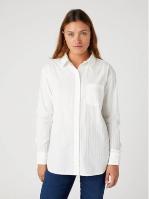 Wrangler Koszula W5Z5LIW02 112332542 Biały Regular Fit