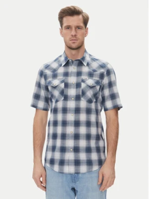 Wrangler Koszula Western 112362381 Niebieski Regular Fit