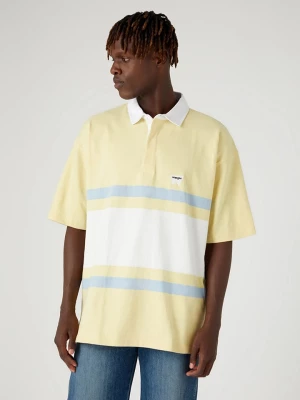 Wrangler Koszulka polo w kolorze żółto-białym rozmiar: XL