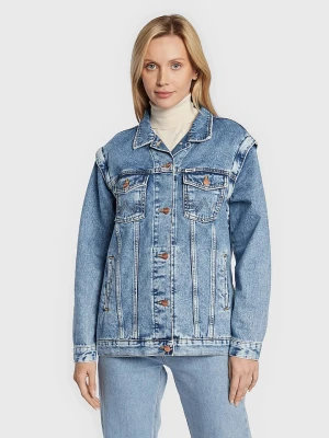 Wrangler Kurtka dżinsowa w kolorze błękitnym rozmiar: M