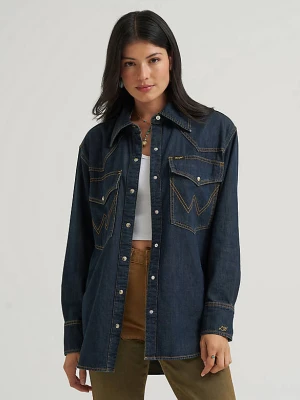 Wrangler Lainey Wilson x Wrangler Boyfriend Shirt Sandrider