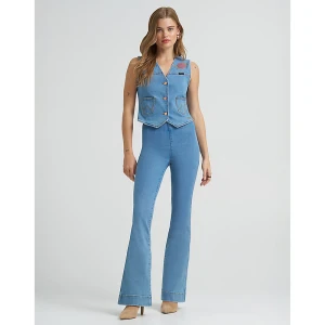 Wrangler Lainey Wilson x Wrangler Novelty Pull On Flare Blue Blue Size 32 x32