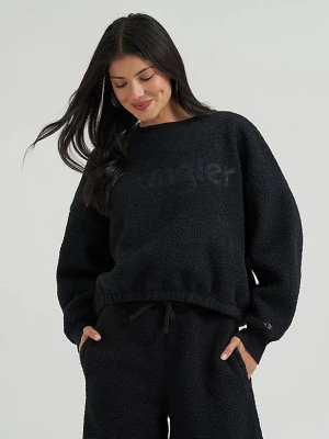 Wrangler Lainey Wilson x Wrangler Sherpa Sweatshirt Midnight