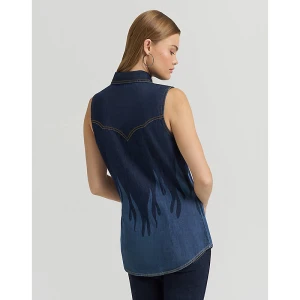 Wrangler Lainey Wilson x Wrangler Sleeveless Shirt Rinse