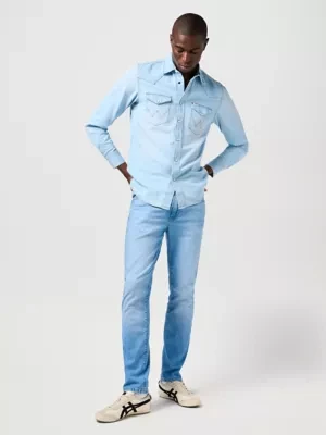 Wrangler Larston Low Stretch Slate Shade Size 38 x34