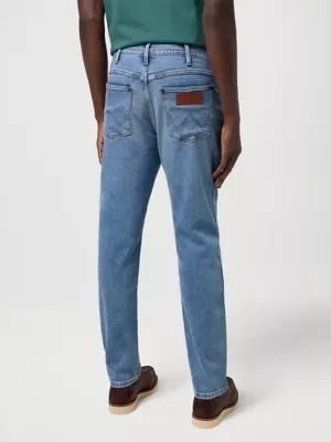 Wrangler Larston Medium Stretch Slim Tapered Jean Indigo Valley Size 38 x34