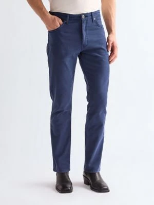 Wrangler Larston Slim Tapered Trousers Navy Size 40 x34