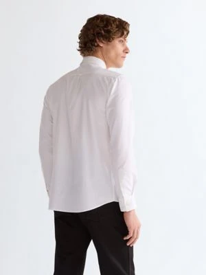 Wrangler Long Sleeve Regular Shirt White Oxford Size