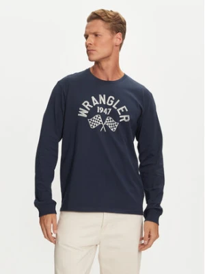 Wrangler Longsleeve 112357447 Niebieski Regular Fit