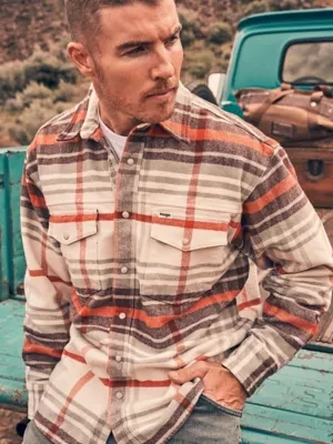 Wrangler Loose Western Shirt Birch Size