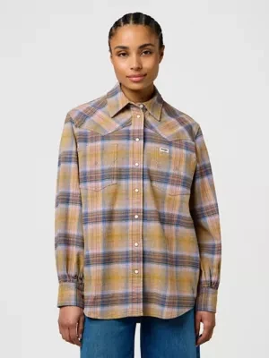 Zdjęcie produktu Wrangler Loose Western Shirt Chai Tea Size
