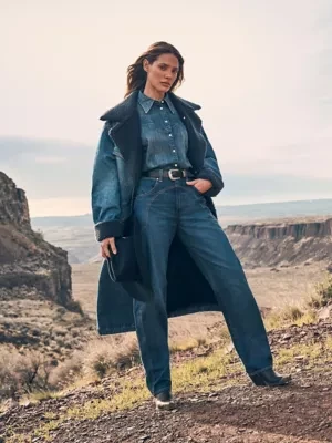 Zdjęcie produktu Wrangler Loose Wrange Coat Sparkle Blue Size