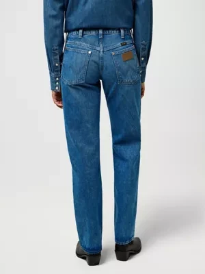 Wrangler Low Rise Cowboy Jean Lasso Lagoon Size 34 x32