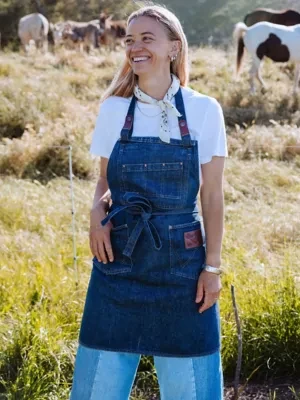 Wrangler Made In Apron Rinse Wash