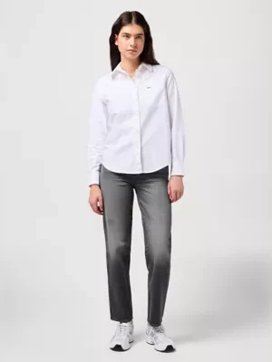 Wrangler One Pocket Shirt White Size