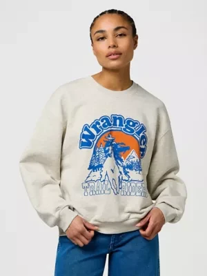 Zdjęcie produktu Wrangler Oversized Sweat Oat Mele Size