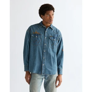 Wrangler Oversized Western Shirt Trail Blazer Size
