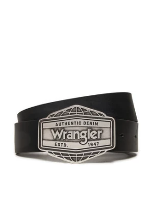 Wrangler Pasek Męski Big Buckle 112358068 Czarny