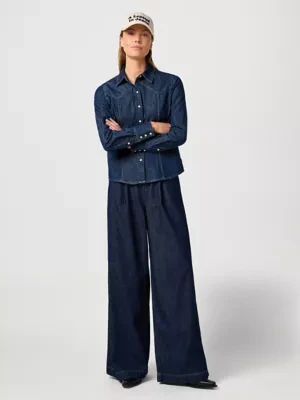 Wrangler Pleated Trouser Saddle Size 24 x32