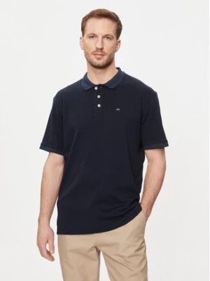 Wrangler Polo 112350415 Granatowy Regular Fit