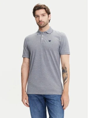 Wrangler Polo 112352280 Szary Regular Fit