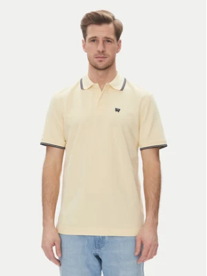 Wrangler Polo 112362826 Żółty Regular Fit