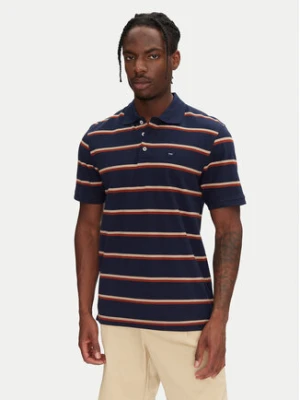 Wrangler Polo 112362827 Granatowy Regular Fit