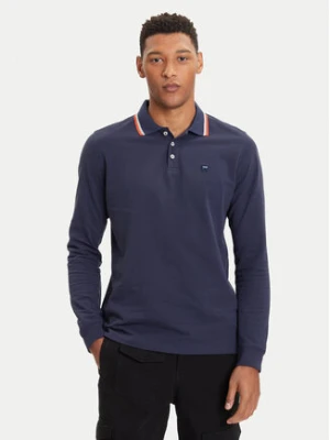 Wrangler Polo 112371506 Granatowy Regular Fit