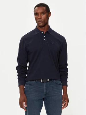 Wrangler Polo Refined 112357287 Granatowy Regular Fit