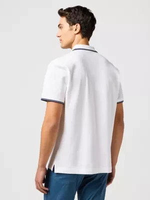 Wrangler Polo Shirt White Size