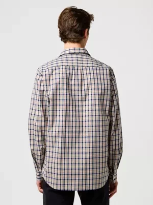 Wrangler Regular 1 Pocket Shirt Beige Size