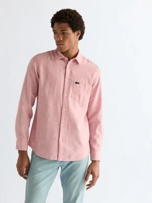 Wrangler Regular 1 Pocket Shirt Dusty Rose Size