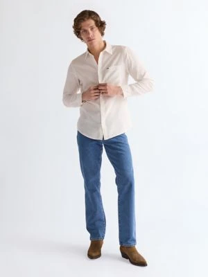 Wrangler Regular 1 Pocket Shirt White Size