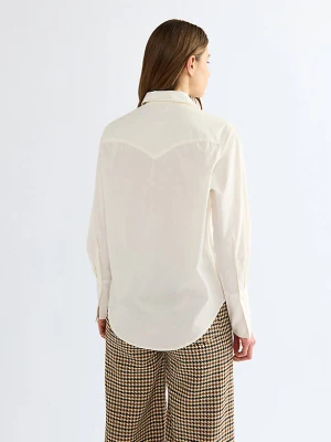 Wrangler Regular Drama Collar Shirt Egret