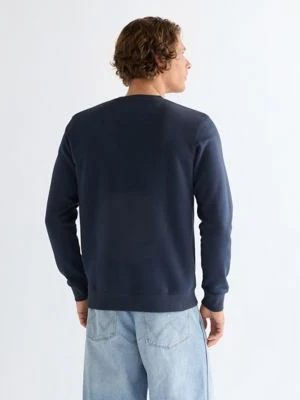 Wrangler Regular Embroidery Crew Navy Size