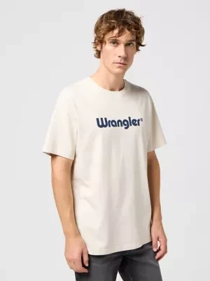 Wrangler Regular Frame Logo Tee White Size