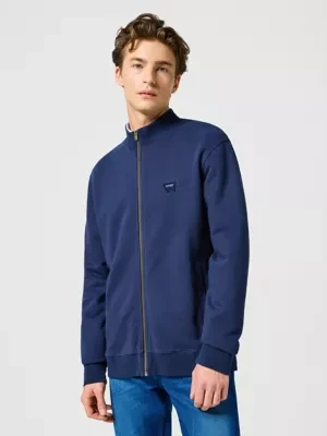 Wrangler Regular Funnel Neck Zip Navy Size