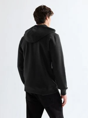 Wrangler Regular Graphic Zip Hoodie Black Size